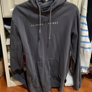 Dark gray hoodie